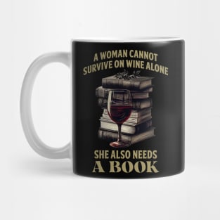 Wine Drinker Book Lover Mug